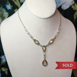 Avon Victorian Revival Silver Silver Tone Necklace